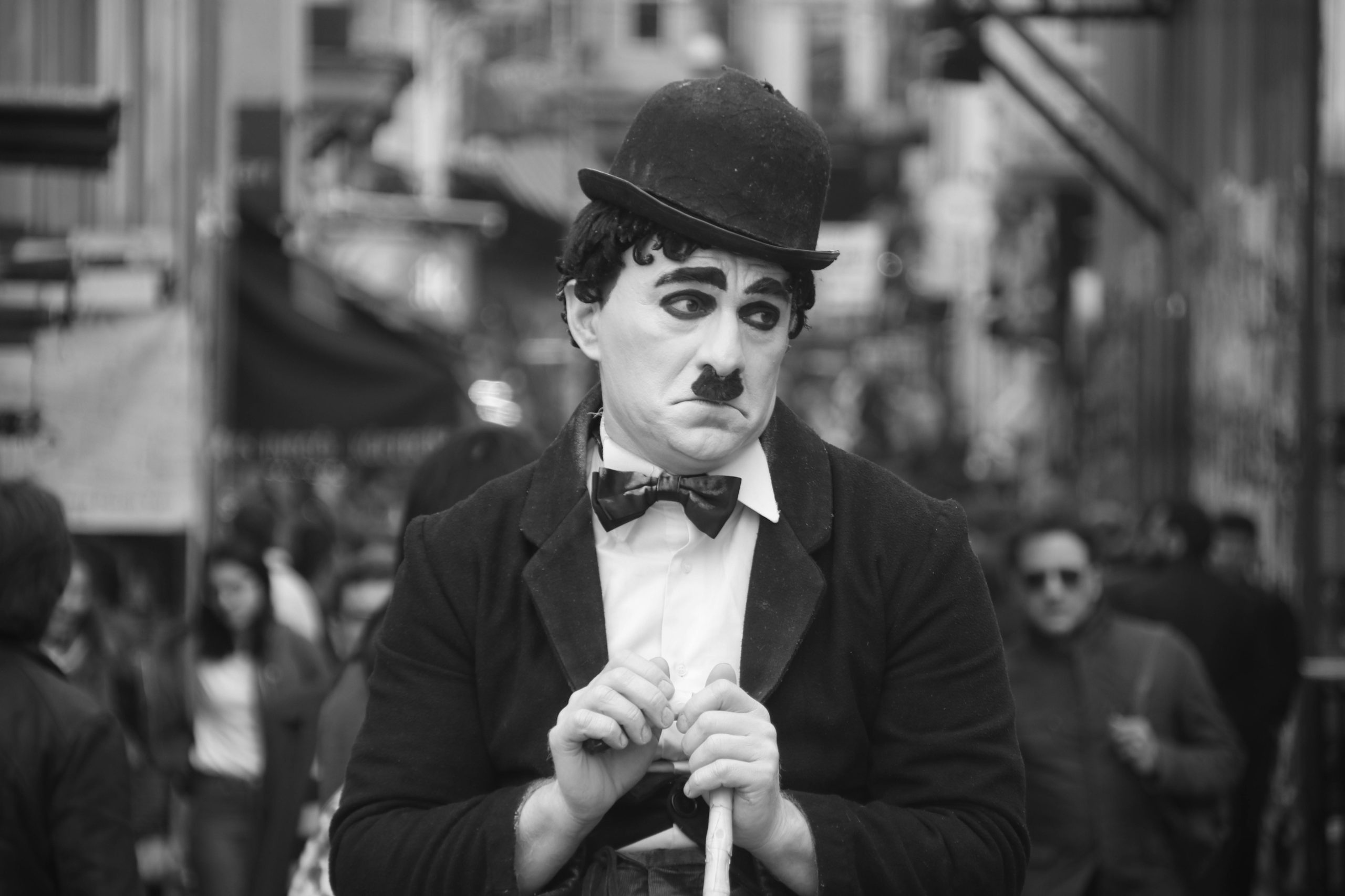 Charlie Chaplin,a roma színész,az „örök kisember